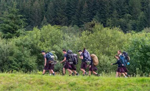 Scouts?. Whatever -- they were having fun.