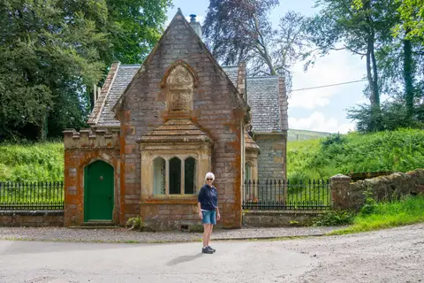 Helen at the Hotel Glengarry Gatehouse