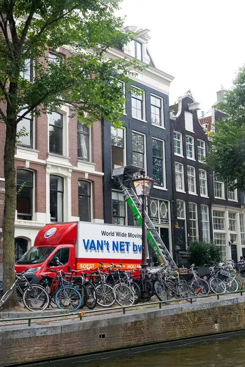 Modern Furniture Removal. Back when, you used the hook at the front of your house to raise your furniture to your open window. Now you hire a ladder.
