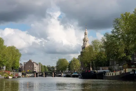 Amsterdam Tower. One of the many towers of Amsterdam