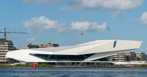 The EYE Film Museum. Amsterdam's answer to Sydney's Opera House