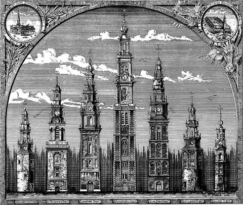 Towers in Amsterdam